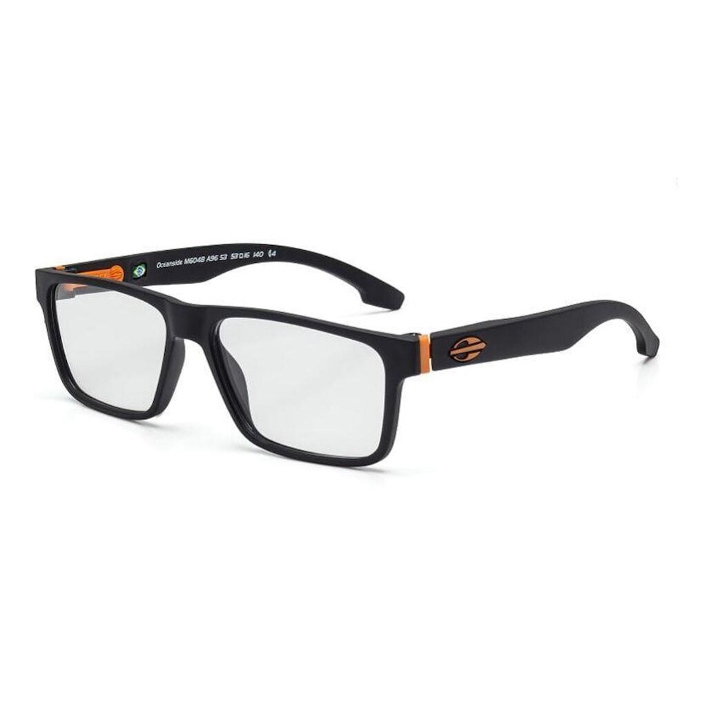 Armação Óculos Mormaii Oceanside M6048a9653  Fosco Laranja