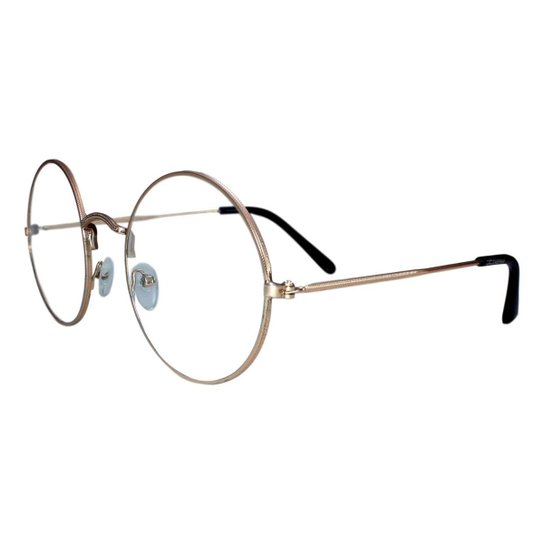 Armação para Óculos Díspar D1646 Redondo Grande Dourado - Dourado Menor preço em Armação para Óculos Díspar D1646 Redondo Grande Dourado - Dourado