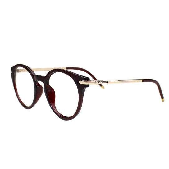 Armação para Óculos Díspar D2211 - Marrom - Marrom Menor preço em Armação para Óculos Díspar D2211 - Marrom - Marrom