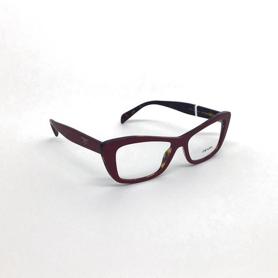Armação para Óculos Prada PR-15XV-RX Feminino - Vinho Menor preço em Armação para Óculos Prada PR-15XV-RX Feminino - Vinho