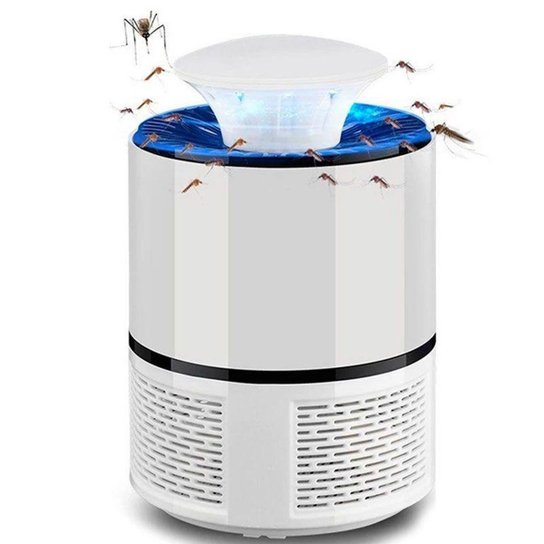 Armadilha Luminosa LED Mata Mosquito Insetos Pernilongo USB - Branco Menor preço em Armadilha Luminosa LED Mata Mosquito Insetos Pernilongo USB - Branco