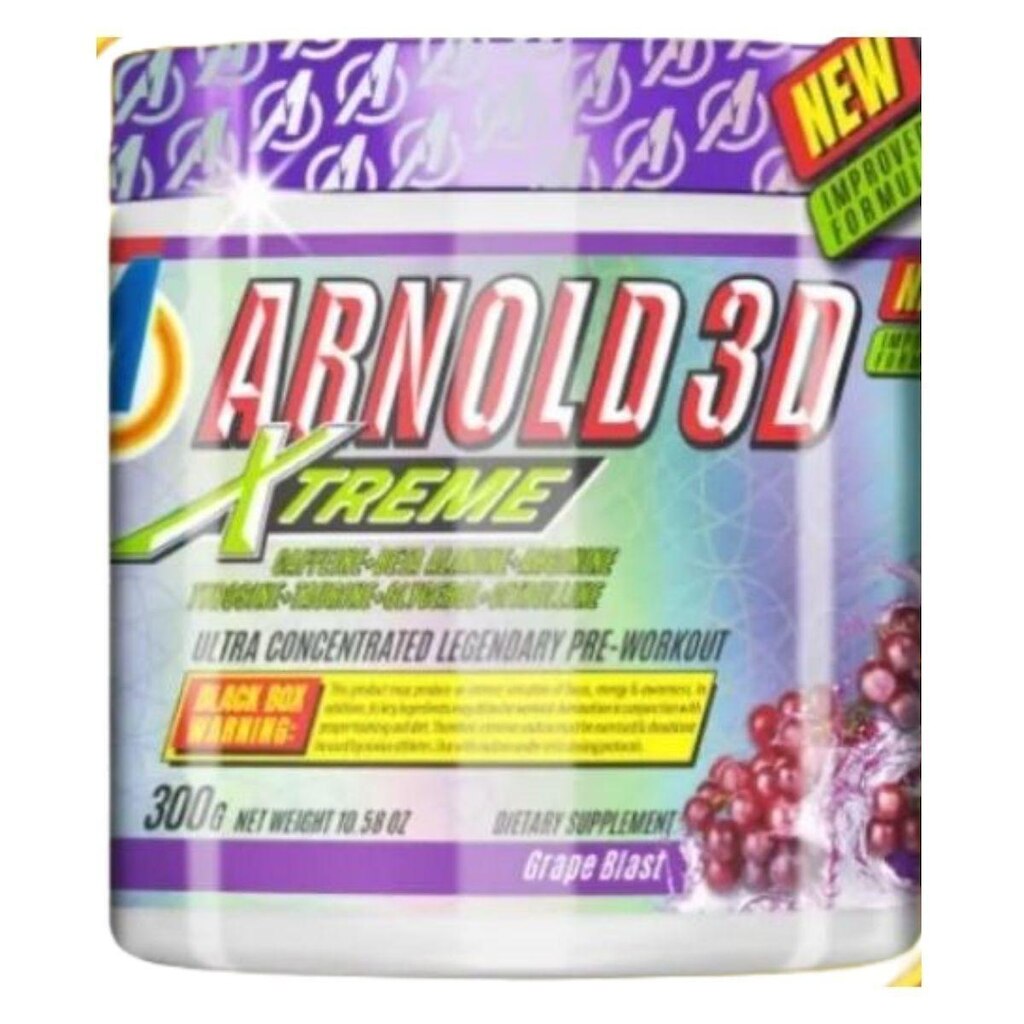 Arnold 3D Xtreme Pré Treino 300g Arnold Nutrition