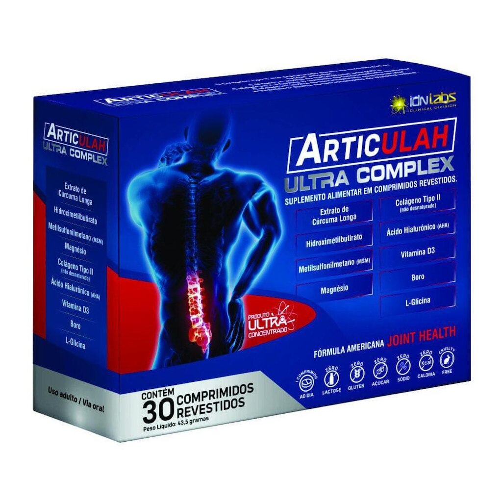 Articulah Ultra Complex Ultra Concentrado Idn Labs - Caixa Com 30 Comprimidos