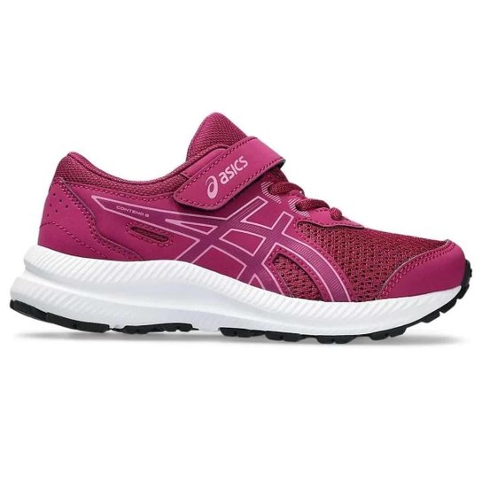 Asics Tênis Contend 8 PS Infantil Feminino Preto/ - Roxo Menor preço em Asics Tênis Contend 8 PS Infantil Feminino Preto/ - Roxo