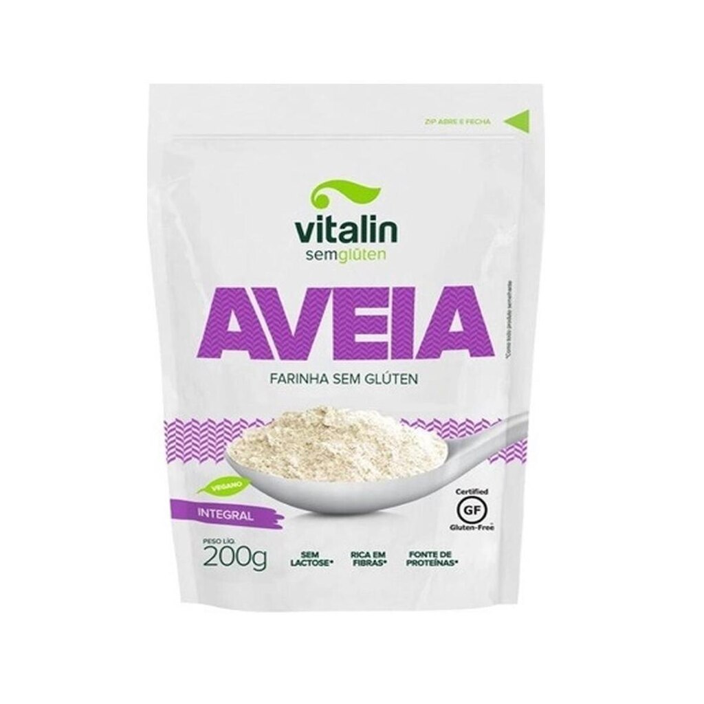Aveia Farinha Integral 200g - Vitalin