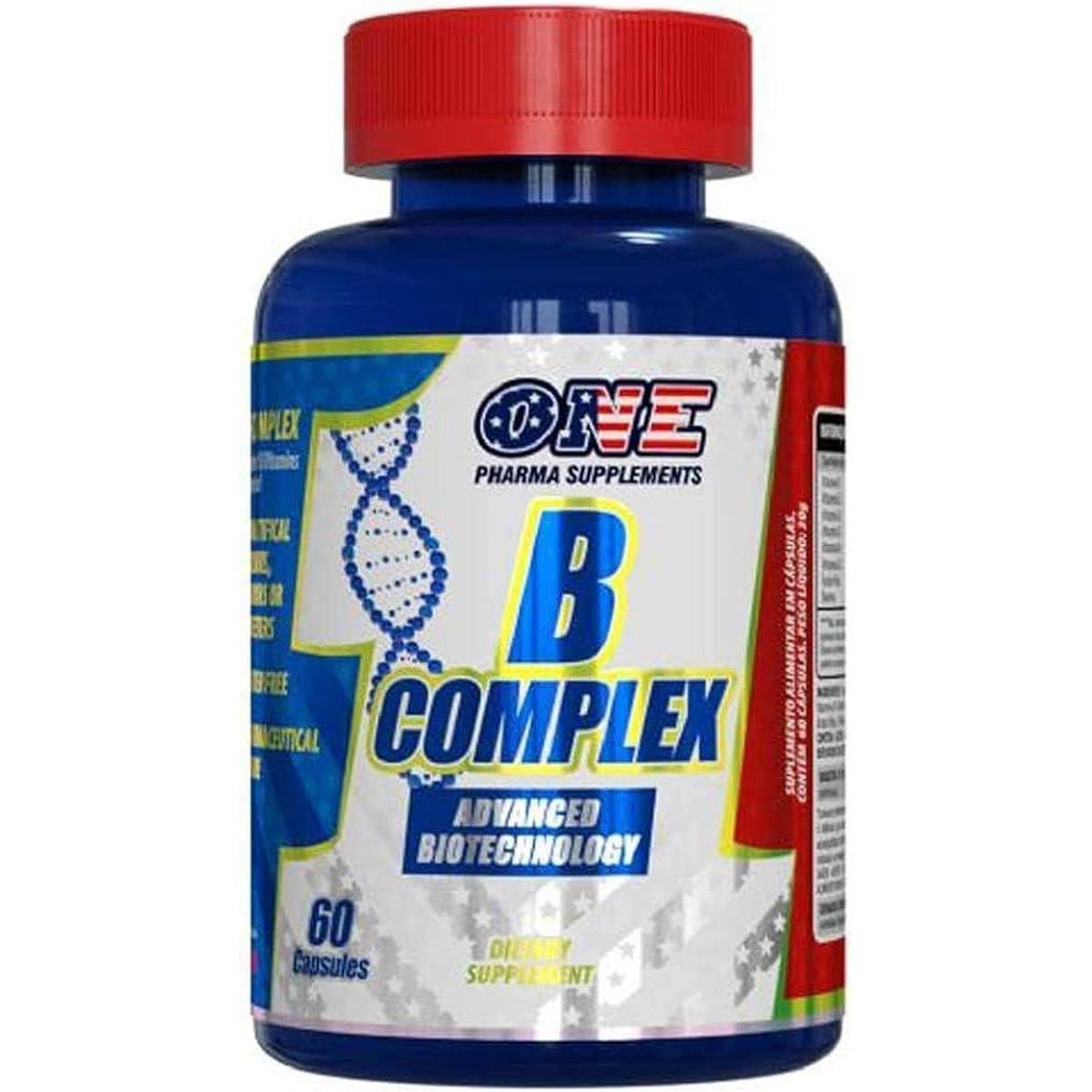 B Complex 60 Capsulas One Pharma Menor preço em B Complex 60 Capsulas One Pharma