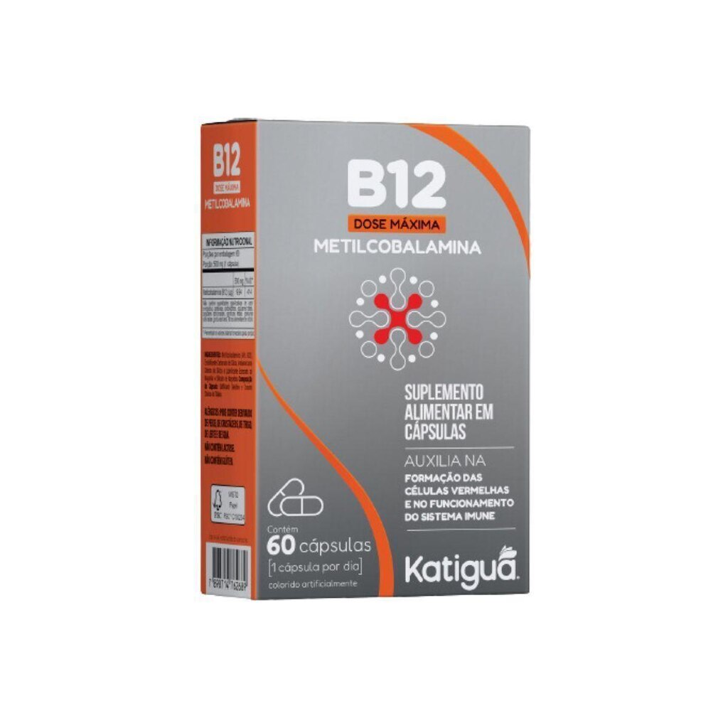 B12 Metilcobalamina - 60 Cápsulas - Katiguá