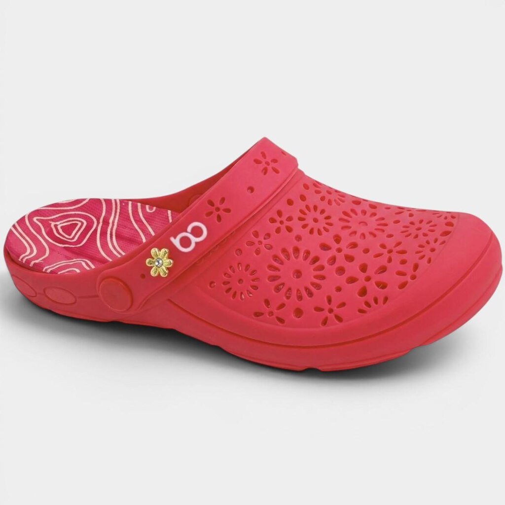 Babuche Boaonda Nellie Feminino - Rosa e Dourado - 37