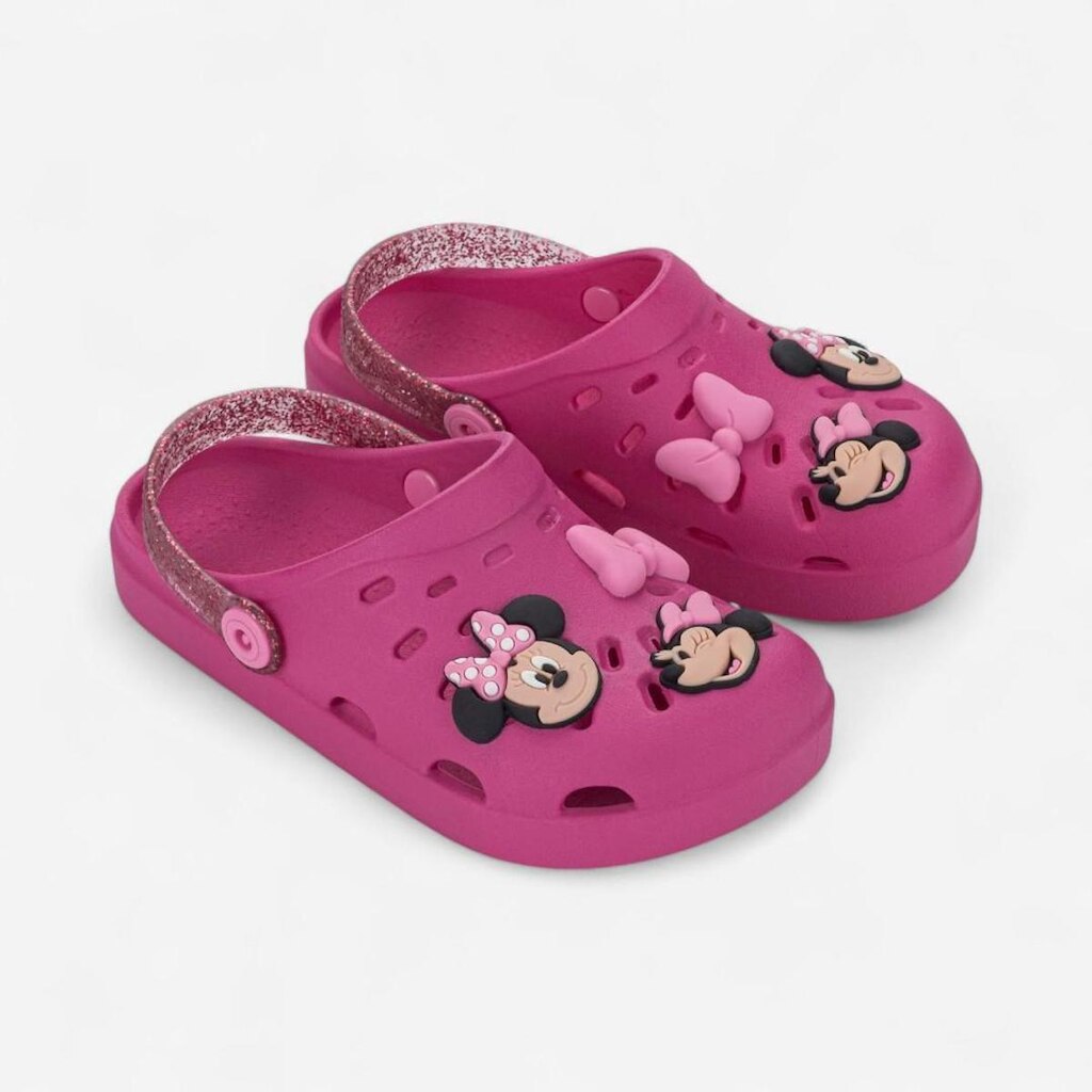 Babuche Infantil Disney Smile Minnie Rosa