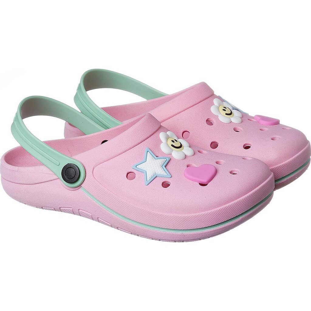Babuche infantil menina + 3 APLIQUES escolar camin