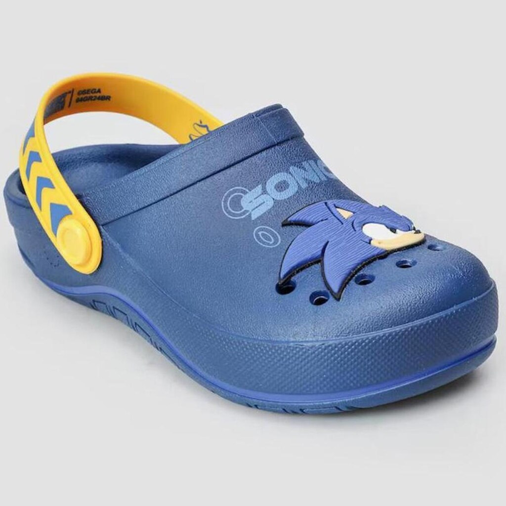 Babuche Infantil Sonic City Masculina - Azul - 30