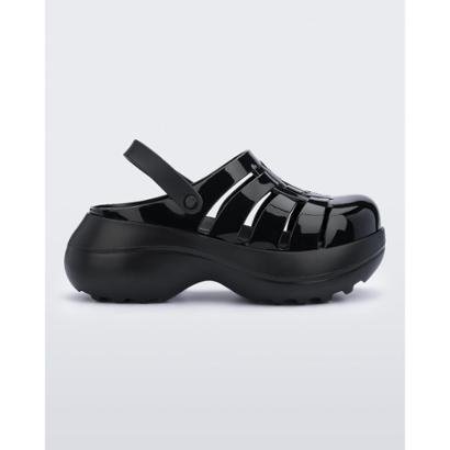 Babuche Plataforma Melissa Possession Hype Feminina - Preto | Netshoes