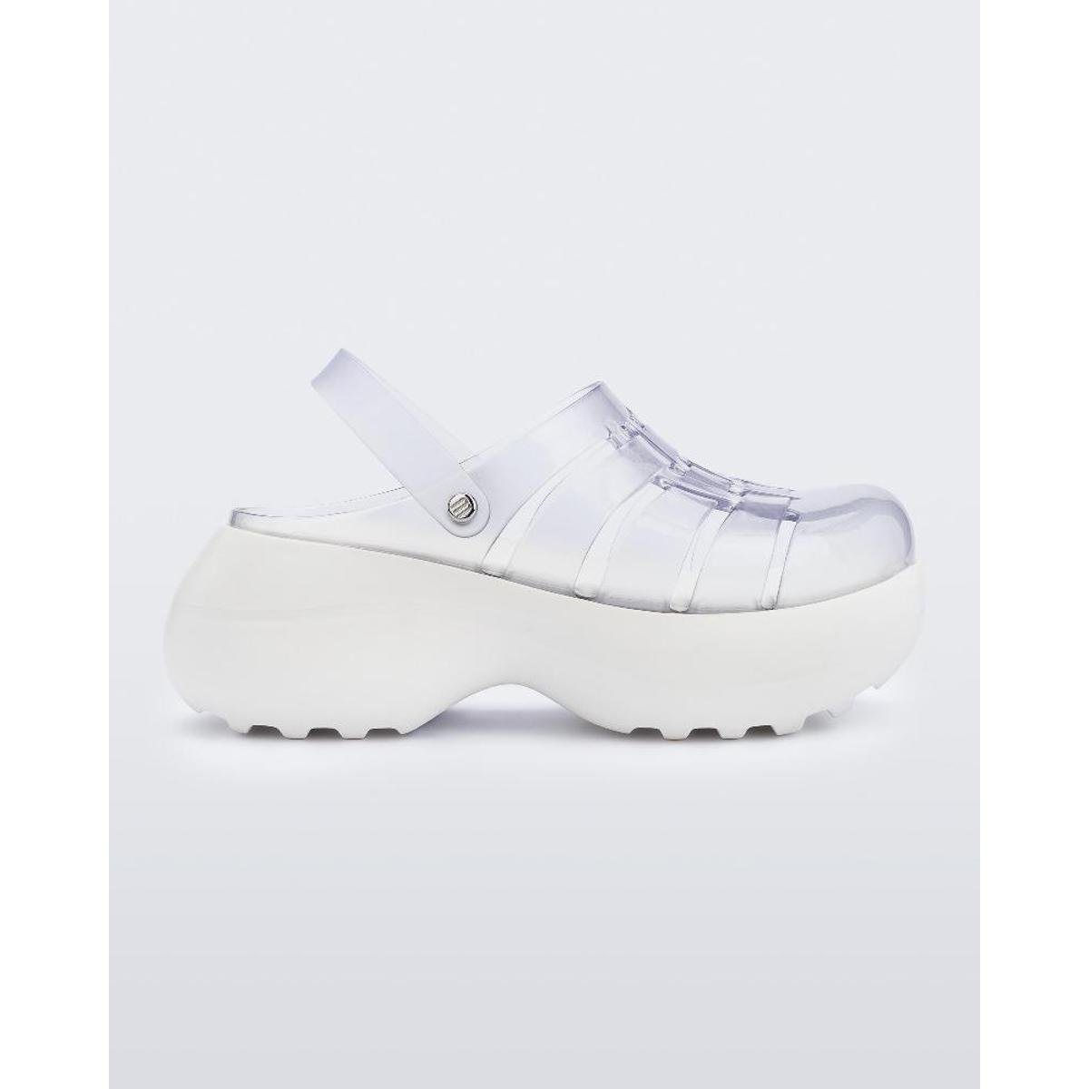 Babuche Plataforma Melissa Possession Hype Feminina - Branco | Netshoes