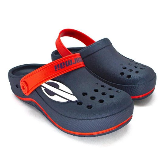 Babuche Sandália Infantil Mormaii IV - Azul+Vermelho Menor preço em Babuche Sandália Infantil Mormaii IV - Azul+Vermelho