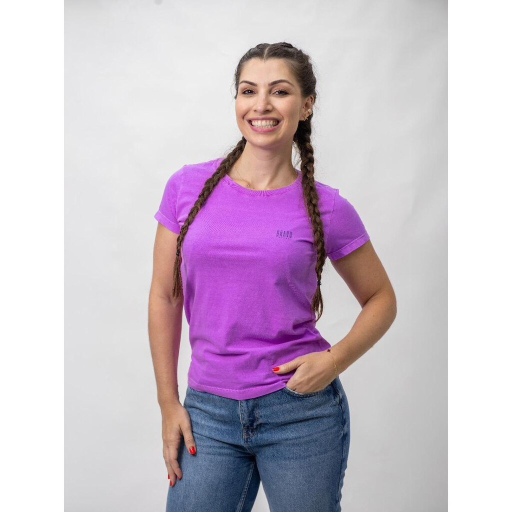 Baby Look Concept Classic Roxo Claro