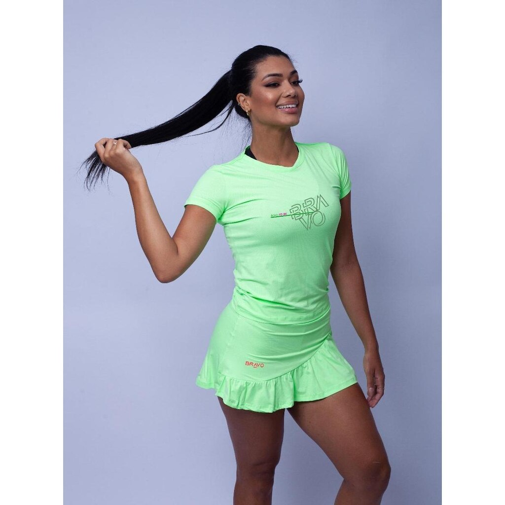 Baby Look Dry Cool Vector Verde Neon