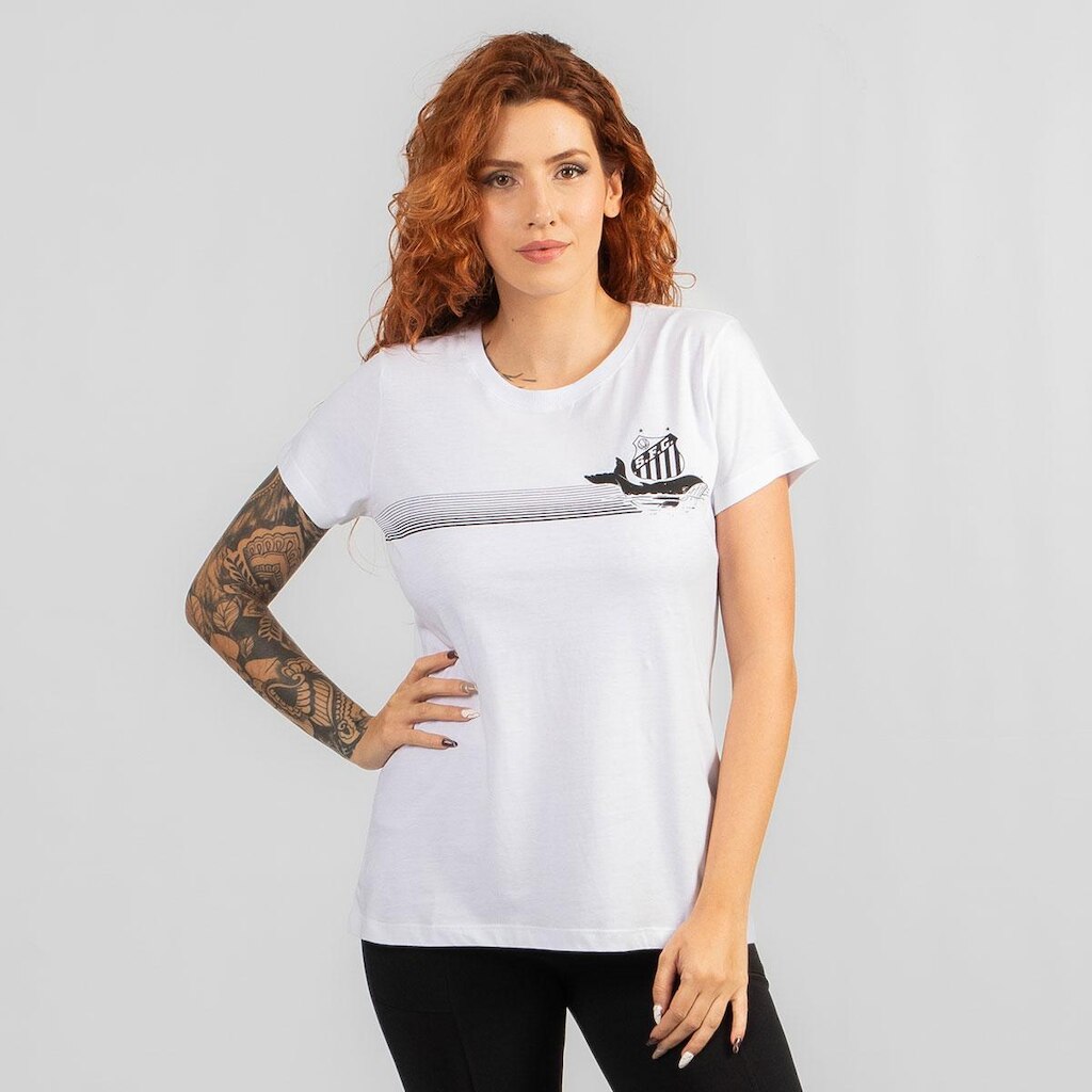 Baby Look Santos Baleia Imponente
