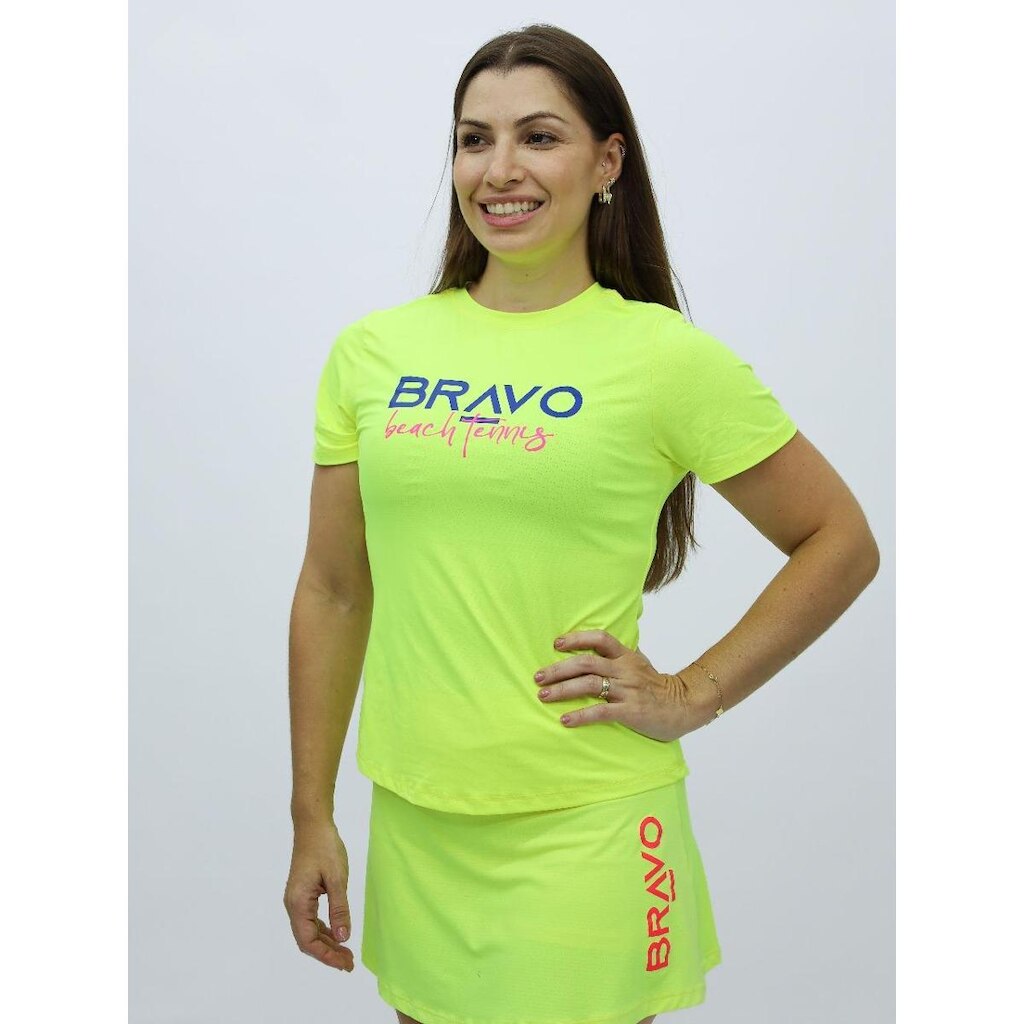 Baby Look Wave Amarela