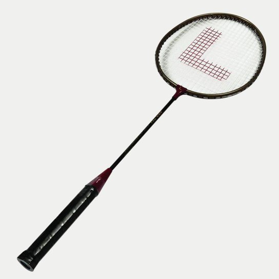 Badminton Raquete Alumínio - Vermelho+Preto