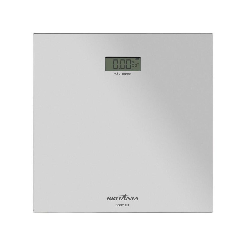 Balança Digital Britânia de Vidro até 180kg Body Fit BBL05TQ