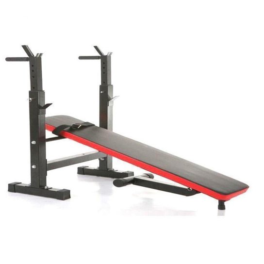 Banco de supino com banco ajustável WCT Fitness - Preto Menor preço em Banco de supino com banco ajustável WCT Fitness - Preto