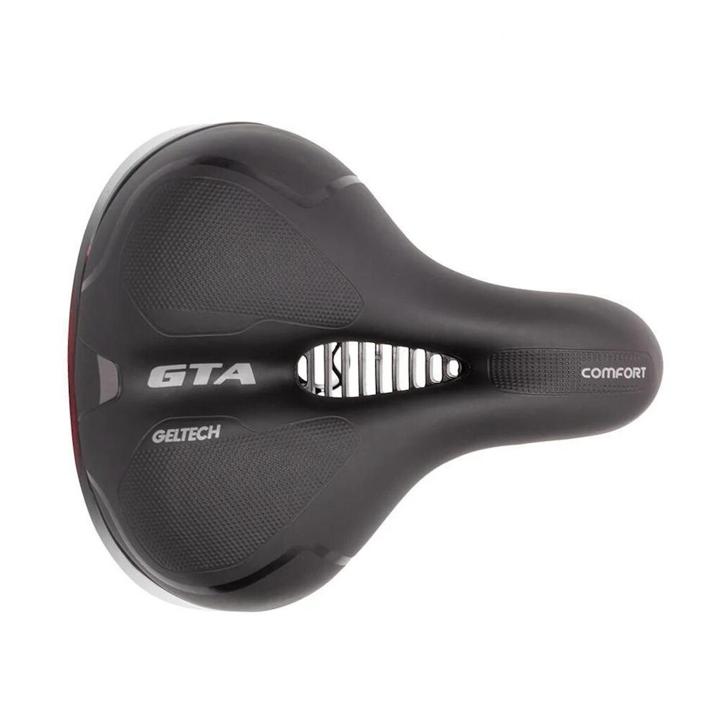 Banco Selim De Bicicleta Gta Comfort Vazado Com Refletor