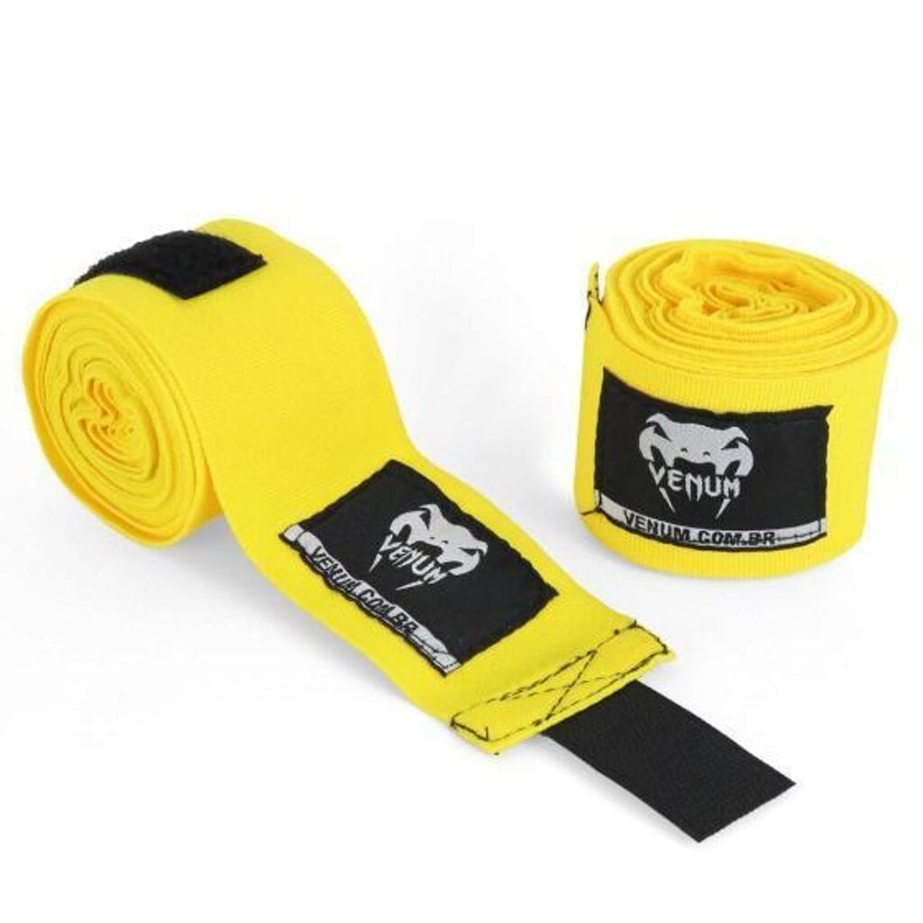 Bandagem de Boxe Venum 4m - Amarelo