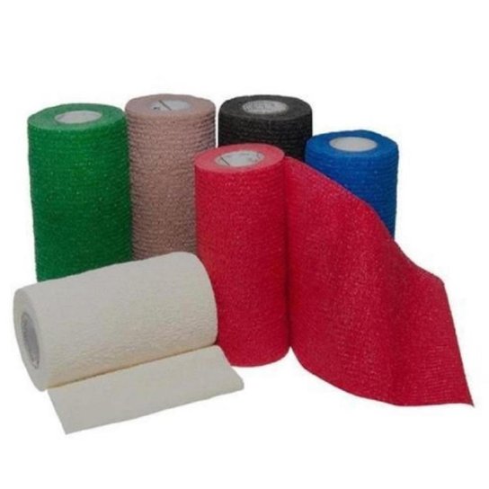 Bandagem Elástica Adesiva 10cm Vermelha Endurance - Vermelho Menor preço em Bandagem Elástica Adesiva 10cm Vermelha Endurance - Vermelho