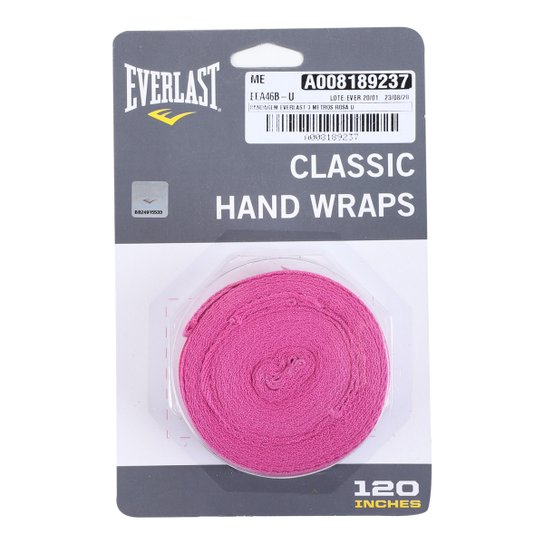 Bandagem Everlast Flexcool - 3 Metros - Rosa Menor preço em Bandagem Everlast Flexcool - 3 Metros - Rosa