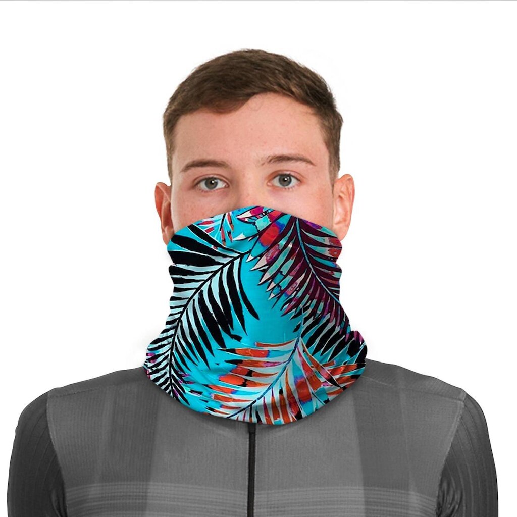 Bandana Márcio May Estampa Coqueiros - Proteção UV50+ Ciclismo