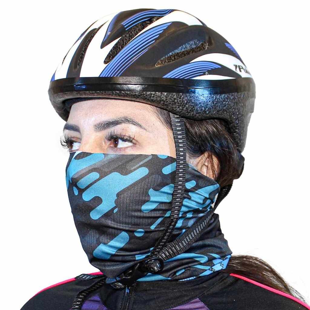 Bandana Máscara Balaclava E Lenço De Proteção Rosto Pescoço