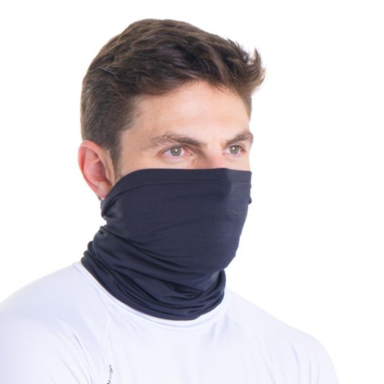 Bandana Tubular Balaclava Proteção Solar UV50+ - Preto Menor preço em Bandana Tubular Balaclava Proteção Solar UV50+ - Preto