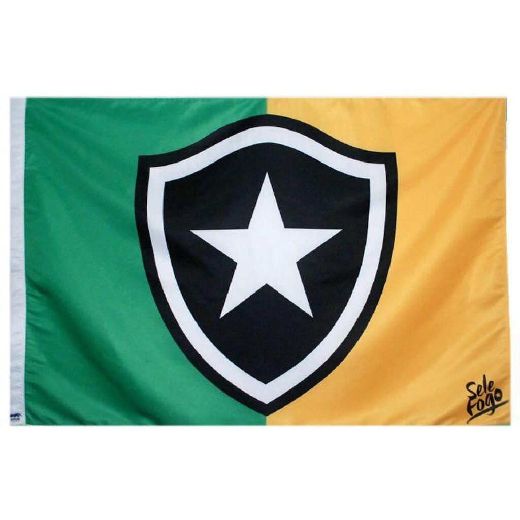 Bandeira do Botafogo + Brasil Sublimada 128 x 90