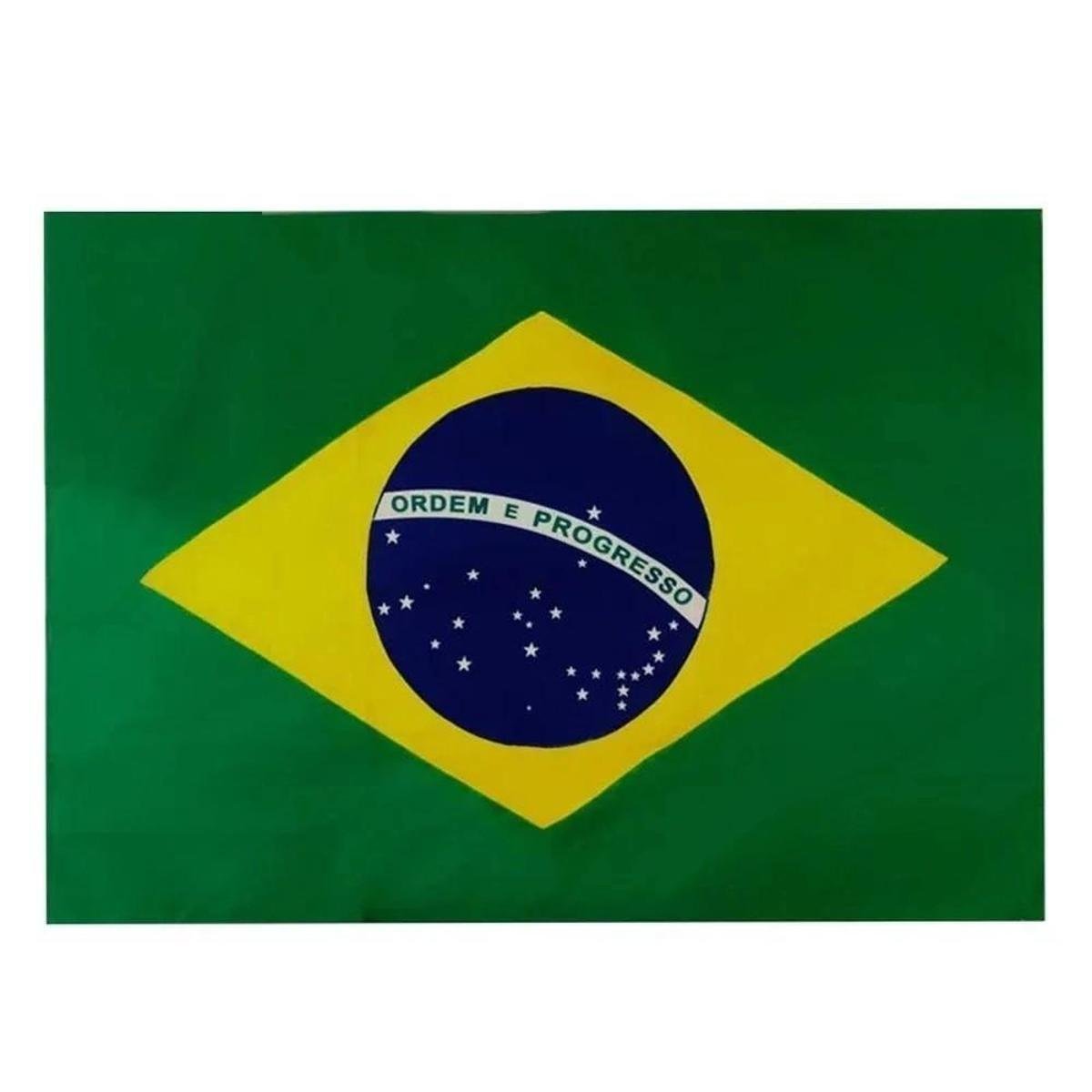 Bandeira do Brasil 90x60cm;Cor: - Verde | Netshoes