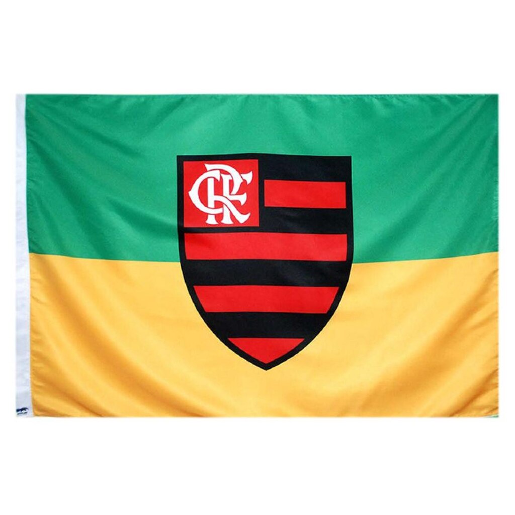 Bandeira do Flamengo + Brasil Sublimada