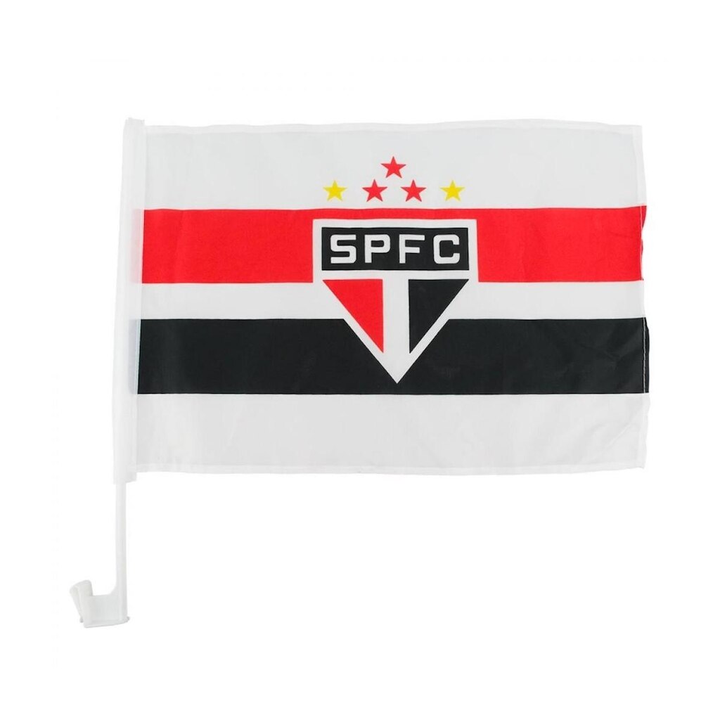 Bandeira Haste Plástico Vidro Carro São Paulo
