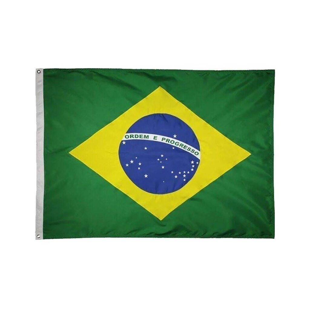 Bandeira Oficial Do Brasil 1,35x1,95m Dupla Face 3 Panos