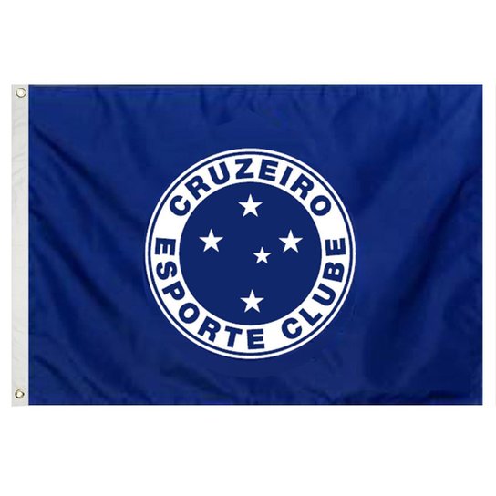 Bandeira Oficial do Cruzeiro 195 x 135 cm - 3 Panos