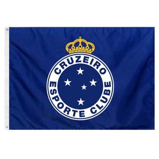 Bandeira Oficial do Cruzeiro 256 x 180 cm - 4 Panos