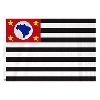 Bandeira Oficial  do Estado de São Paulo 160 x 113 cm - 2 1/2 panos