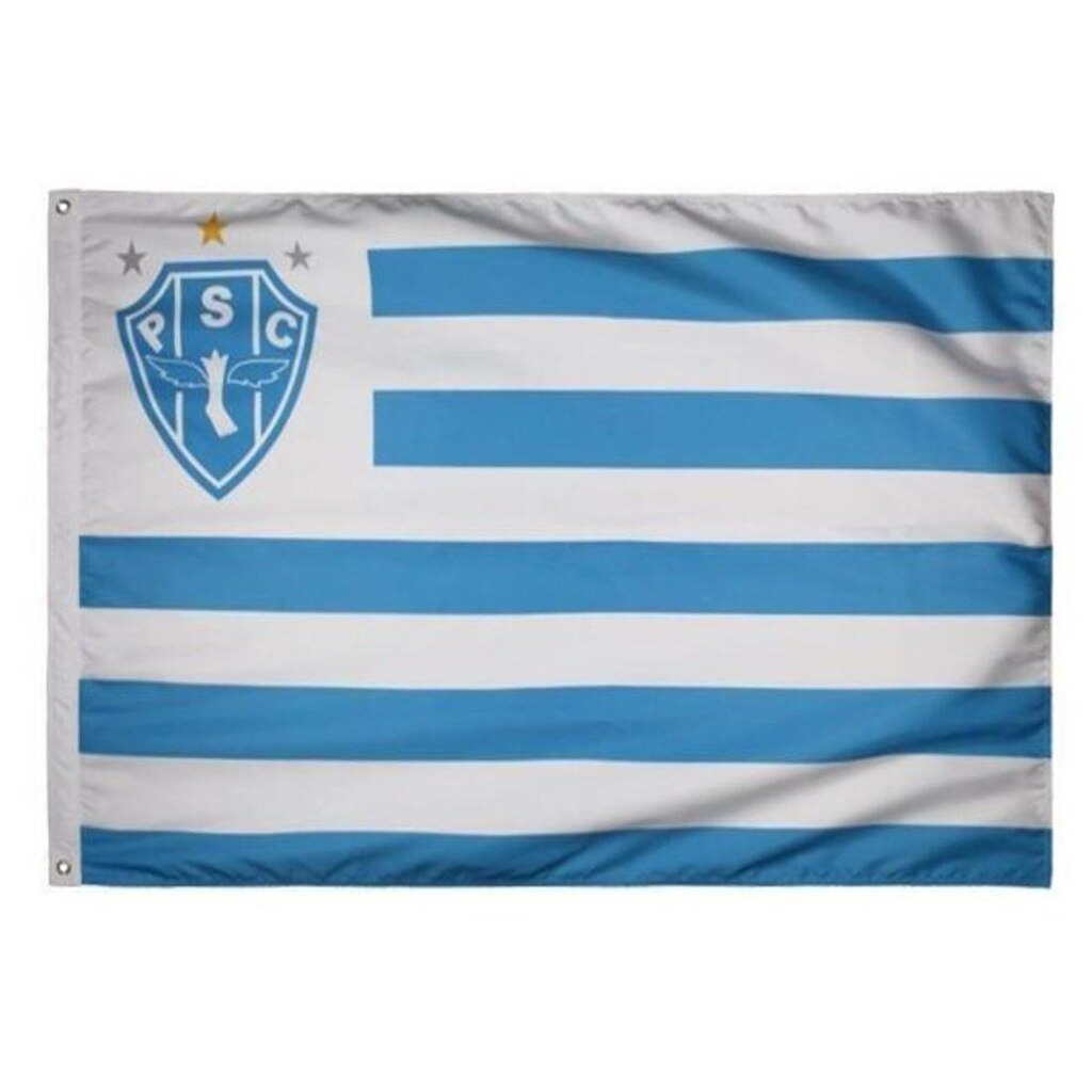 Bandeira Oficial Do Paysandu 90x1,28m Dupla Face 2 Panos