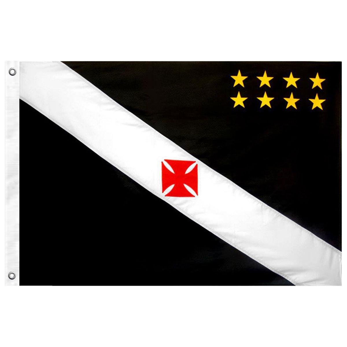 Bandeira Oficial do Vasco da Gama 64 x 45 cm Preto Netshoes