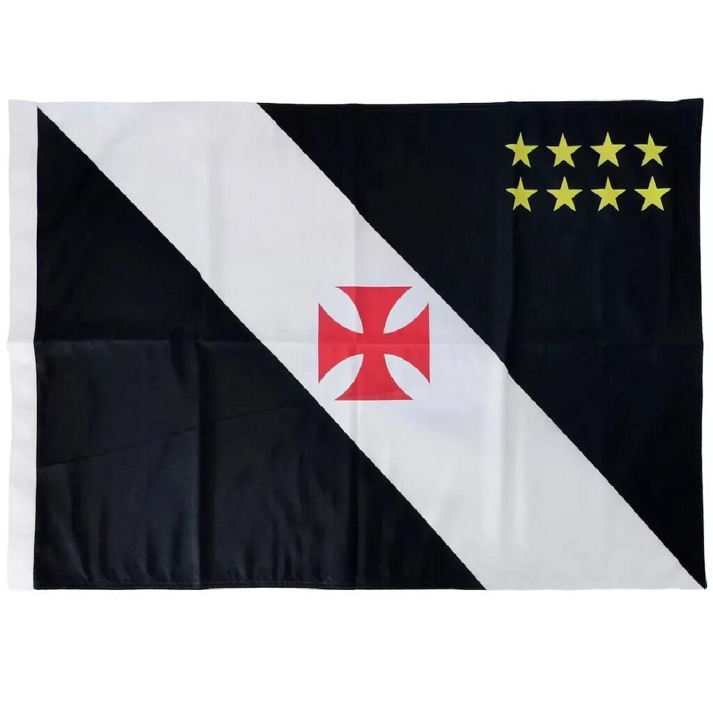 Bandeira Torcedor Vasco Face Única 130x90cm - Licenciada