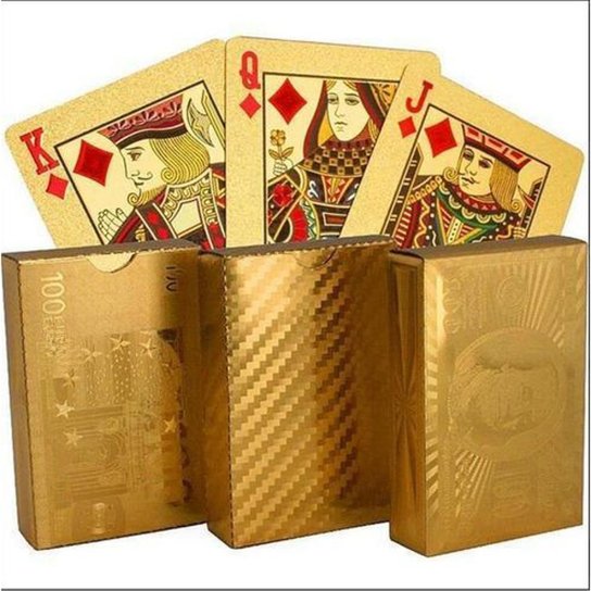 Baralho Ouro Dollar Dourado Poker Cartas - Colorido é ruim? Baralho Ouro Dollar Dourado Poker Cartas - Colorido é boa?