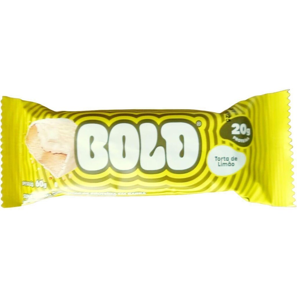 Barra de Proteina - 1 Unidade 60g Torta de Limão - Bold