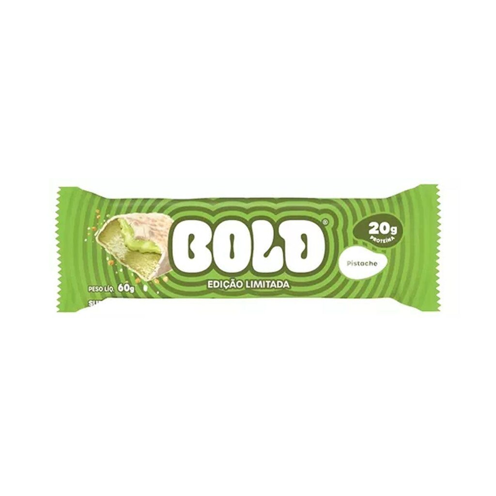 Barra de Proteína - 1 Unidade de 60g Pistache - Bold
