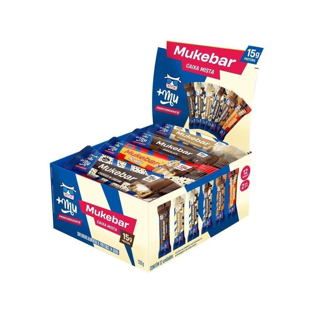 Barra de Proteína do Leite +Mu Performance Mukebar