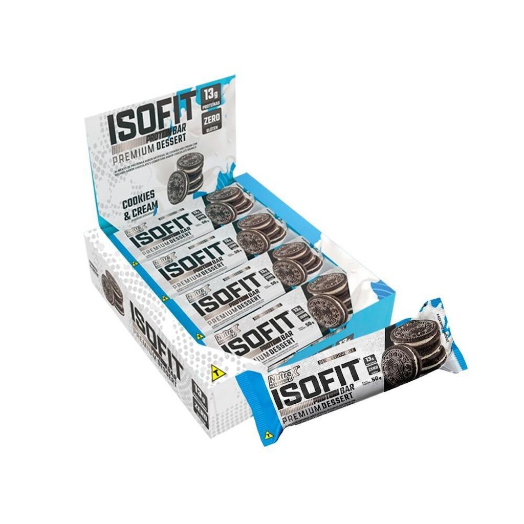 Barra de Proteína Isofit Display 12un - Nutrex Research