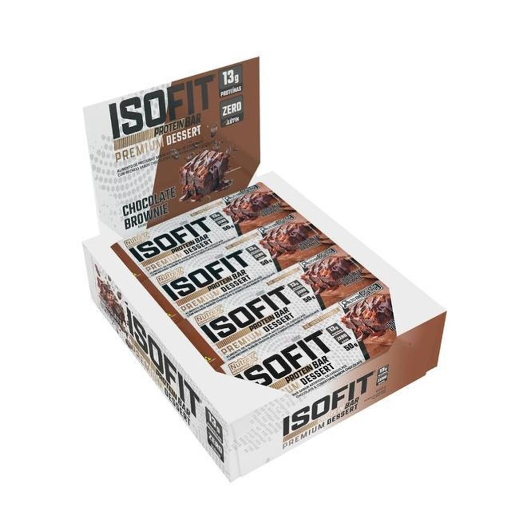 Barra de Proteína Isofit Display 12un - Nutrex Research