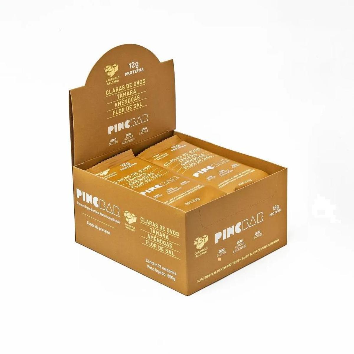 Barra de Proteína Pincbar Natural Caixa com 12 un. Menor preço em Barra de Proteína Pincbar Natural Caixa com 12 un.